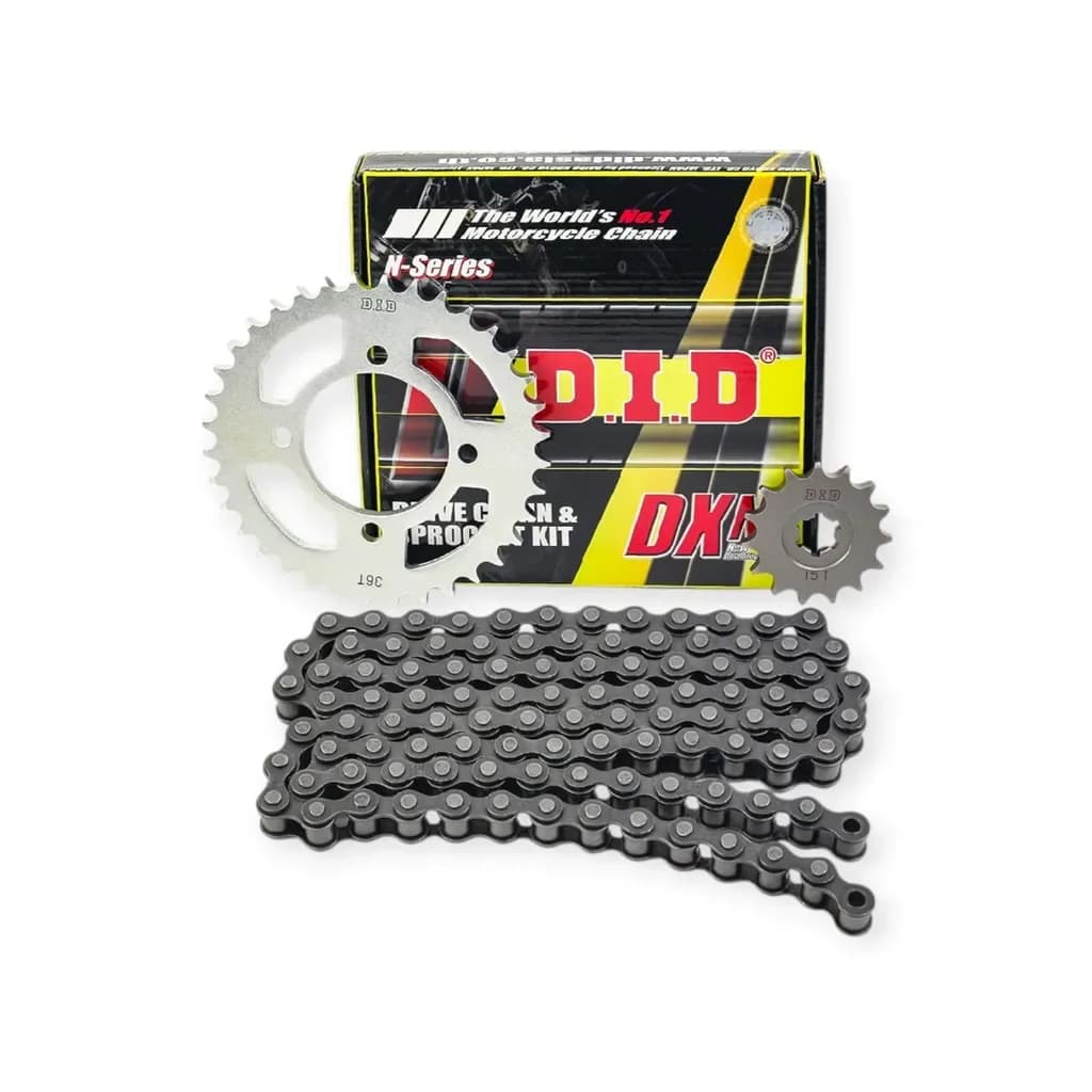 Bộ nhông sên dĩa DID Jupiter V/MX 428DXN-104L 15T-36T