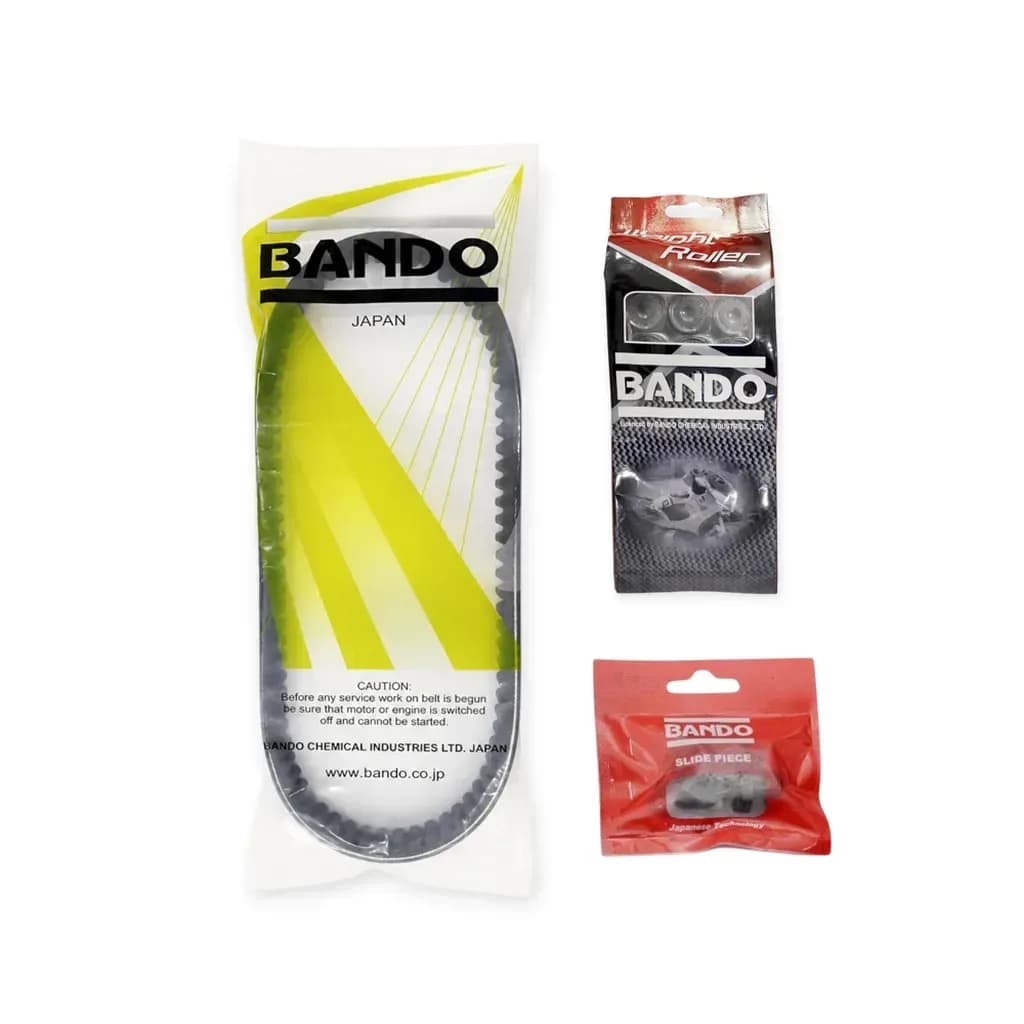 Combo bi nồi 18g và dây curoa BANDO cho PCX 125, Vario 125/150