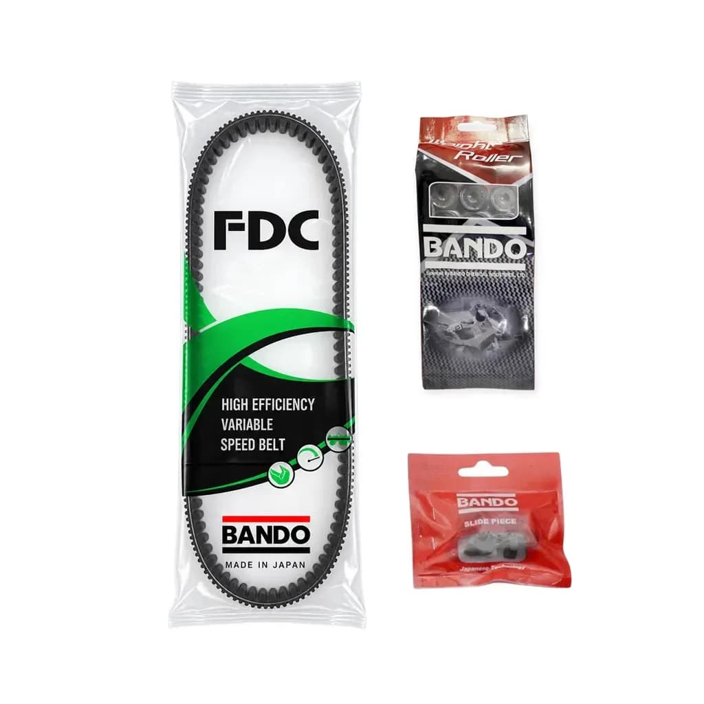 Combo bi nồi dây curoa BANDO FDC 2 mặt răng Honda Vision 2020