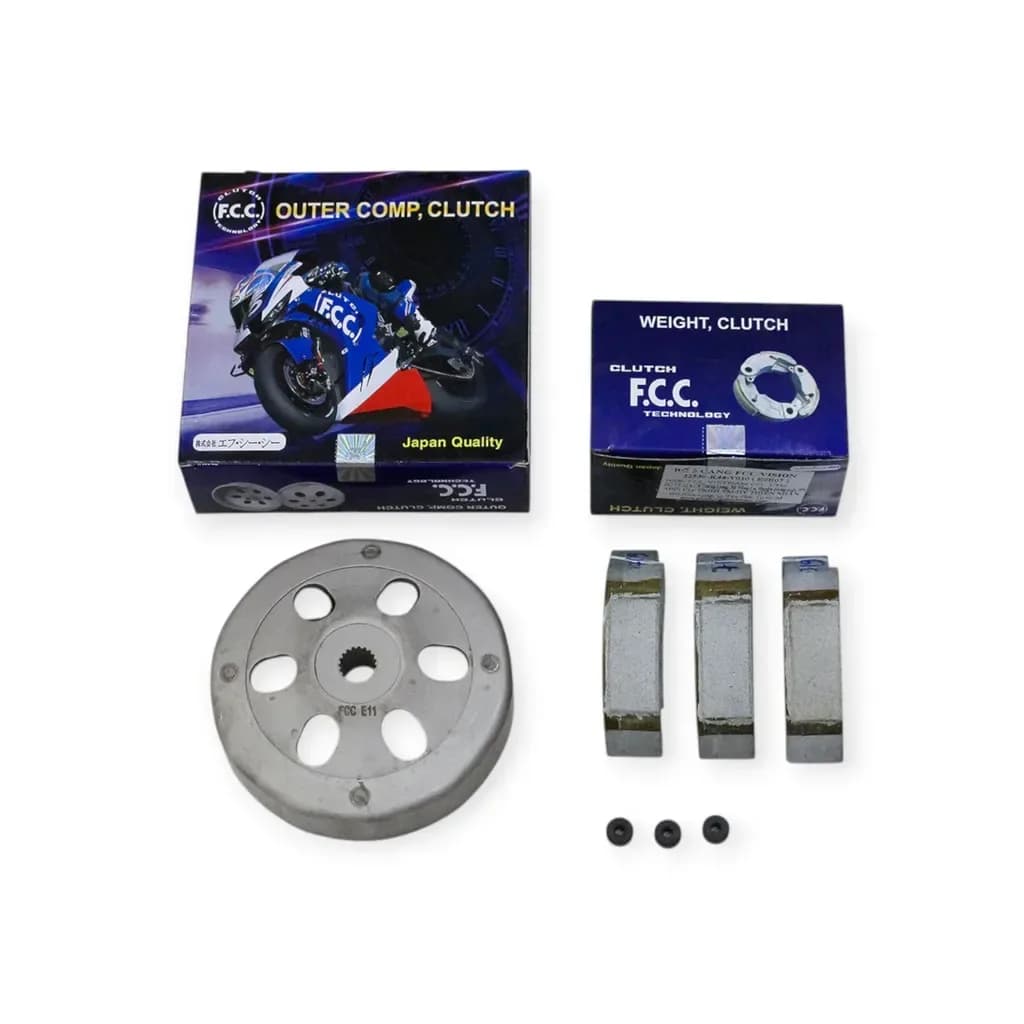 Combo bộ nồi sau FCC-BANDO Honda Vision Fi K44 (2014-2019)