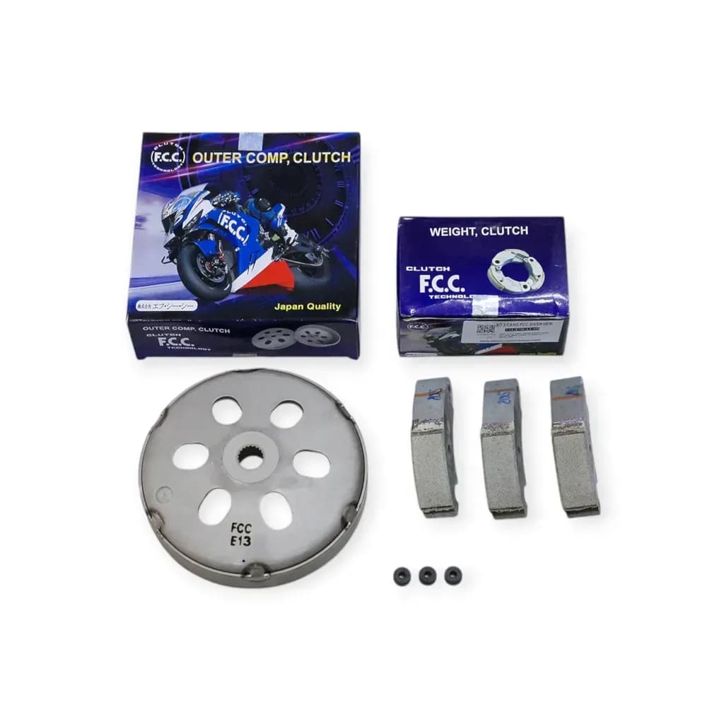 Combo bộ nồi sau FCC-BANDO Honda SHVN 125/150 (2013–2019)