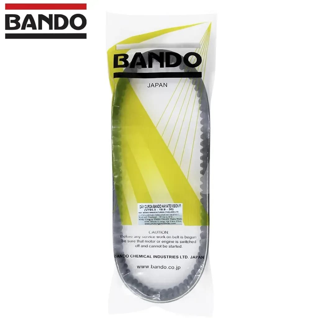Dây curoa BANDO Suzuki Hayate 795.5-19.9-30 mã V795.5-19.9-30