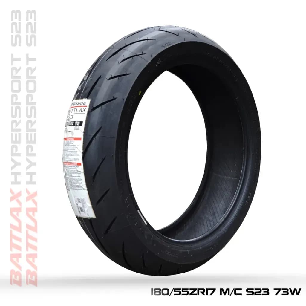 Lốp sau Bridgestone Battlax Hypersport S23 180/55-17 không ruột TL
