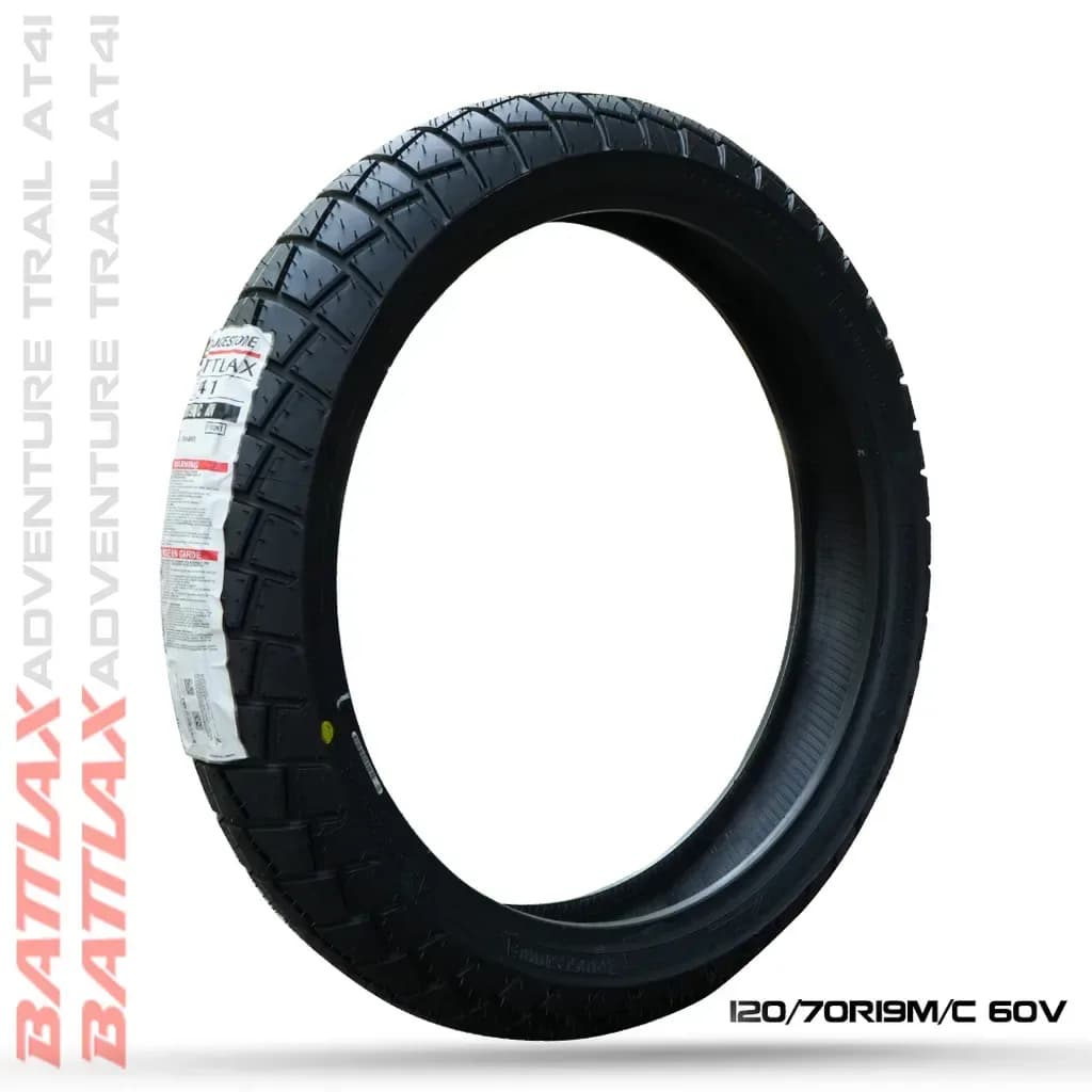 Lốp trước Bridgestone Battlax AT41 120/70-19 không ruột TL