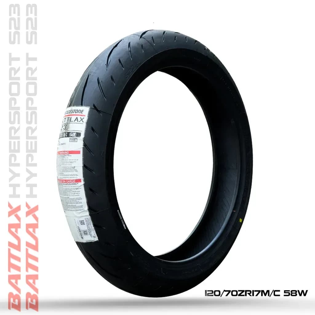 Lốp trước Bridgestone Battlax Hypersport S23 120/70-17 không ruột