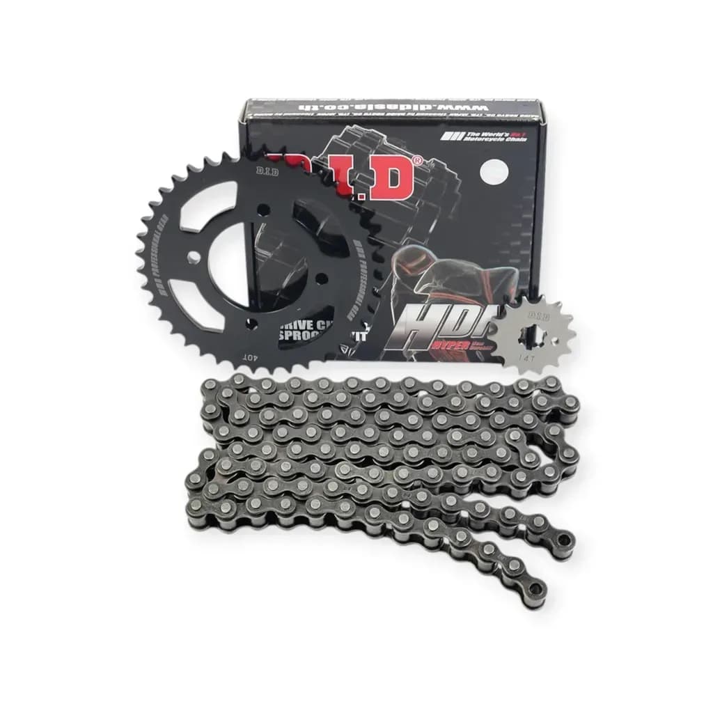 Bộ nhông sên dĩa DID Sirius Fi, Jupiter Finn 428HDN-108L 14T-40T