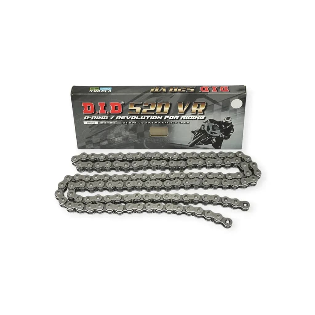 Sên mô tô DID 520VR-120ZB Black O-Ring 520 cho xe 250–400cc