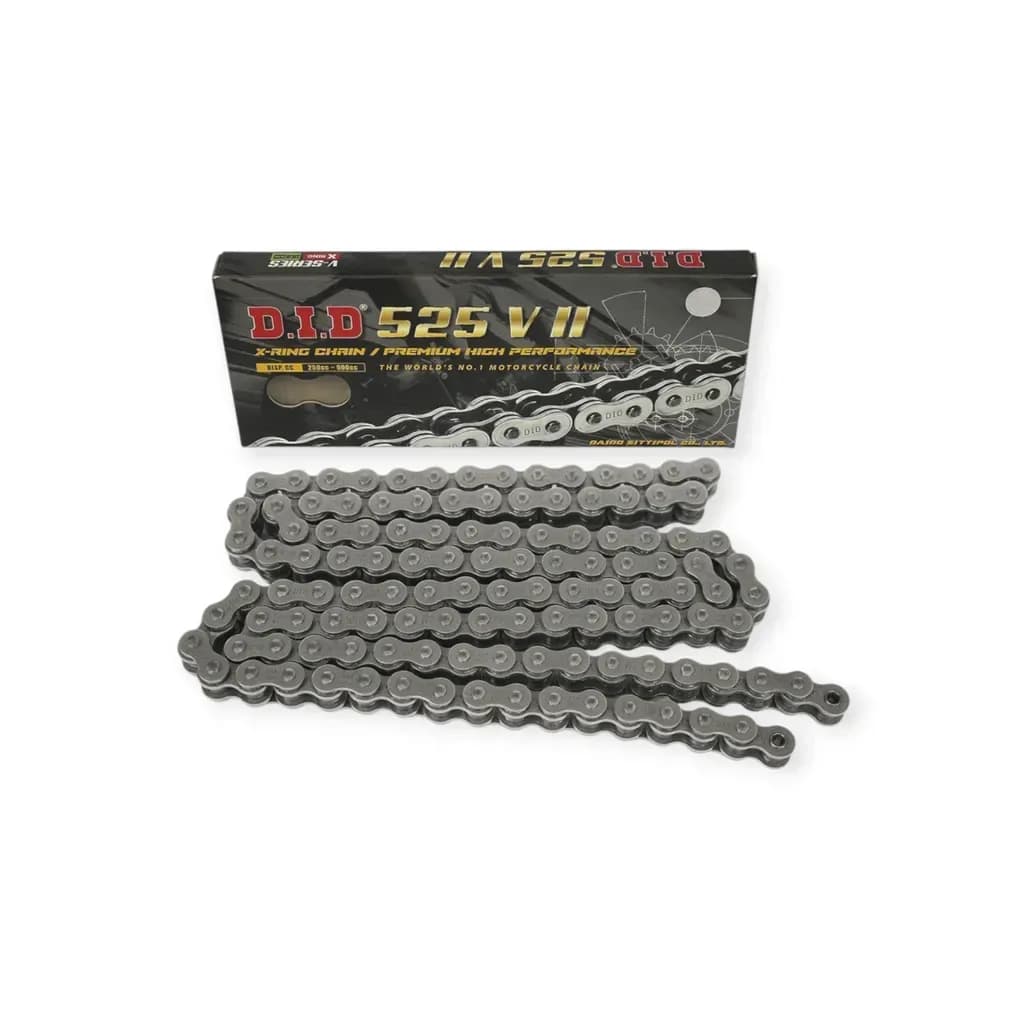 Sên mô tô DID 525V11-120ZB X-Ring 525, 120 mắt, màu đen